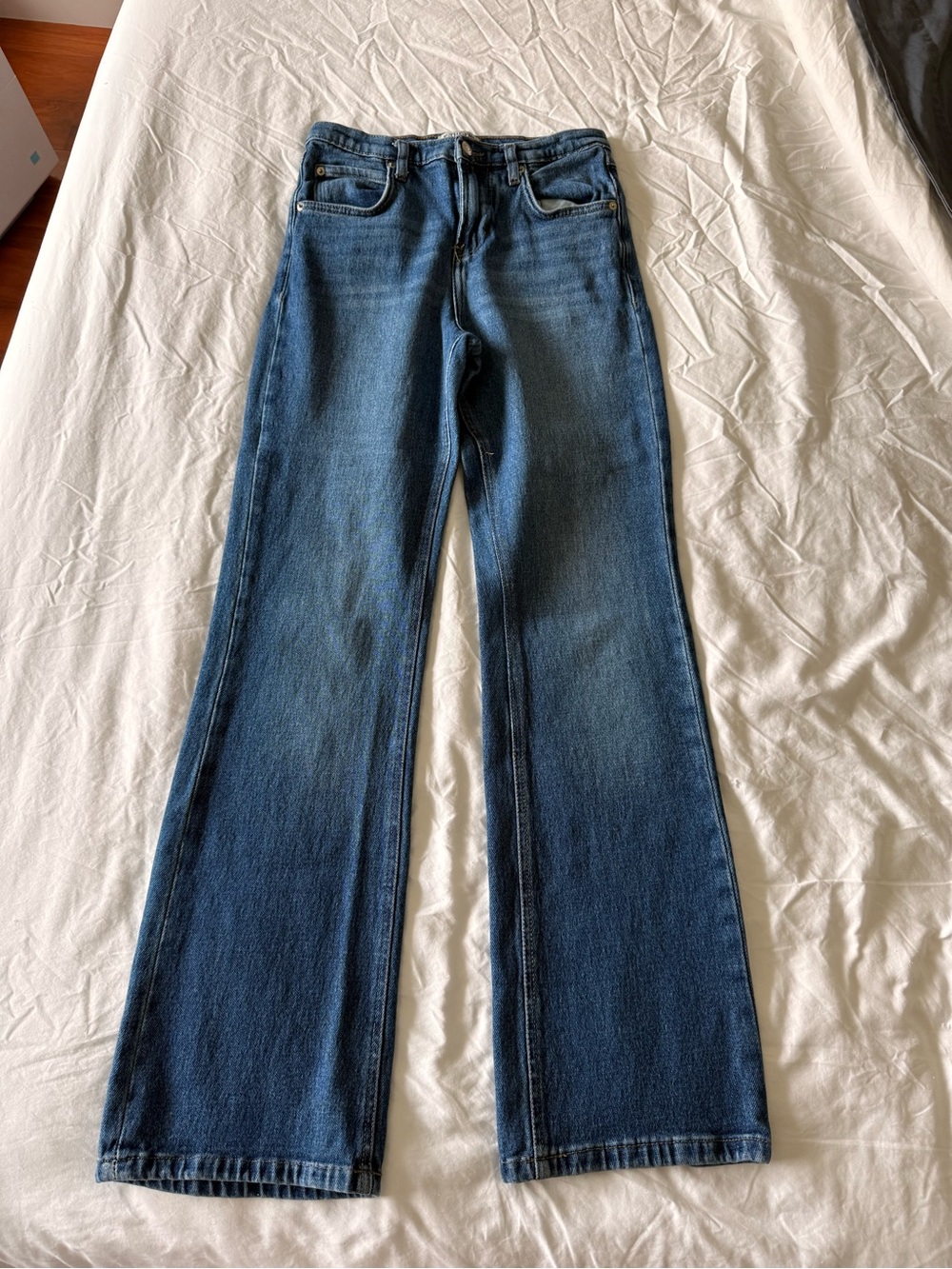 Women's High-Rise boot cut Jeans — Dark Blue